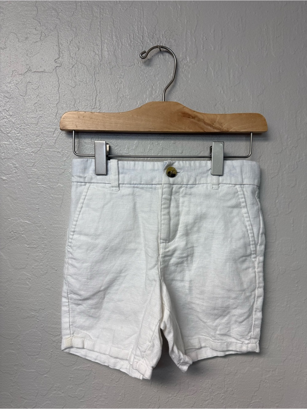 $14 ADD ON Boys Janie and Jack WHITE linen shorts 4 BABY GAP POLO ZARA RYLEE